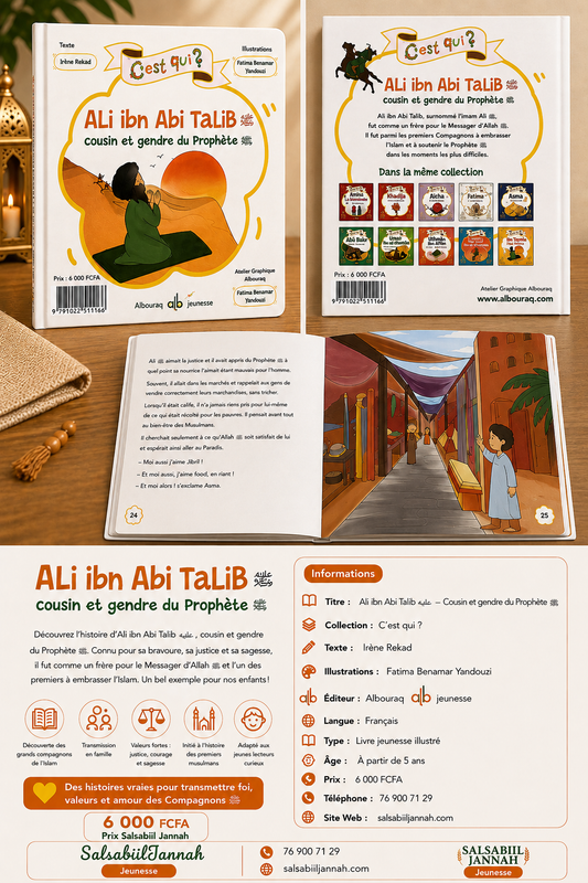 Ali ibn Abî Tâlib – Grand compagnon du Prophète ﷺ – Salsabiil Jannah Jeunesse