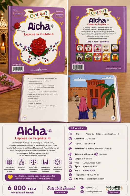 Aïcha – Mère des croyants – Salsabiil Jannah Jeunesse